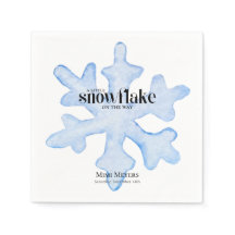 Little Snowflake Blue Wintery Baby Shower