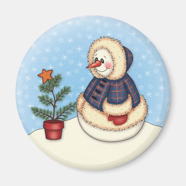 "Little Snowgirl" Magnet (Framsidan)