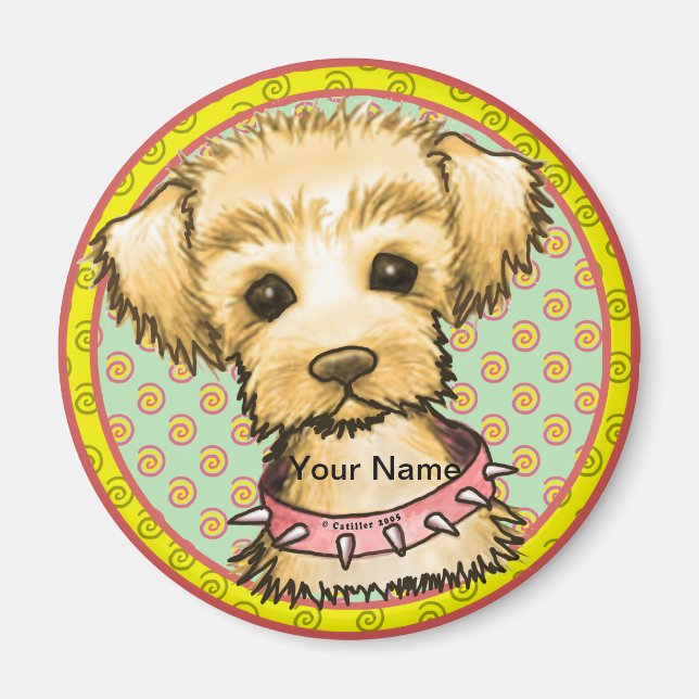 Little Spike Hund Magnet (Framsidan)