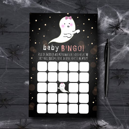 Little Spirit Halloween Baby Shower Bingo