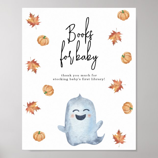 Little spöke - Bokar för baby Poster (Framsidan)