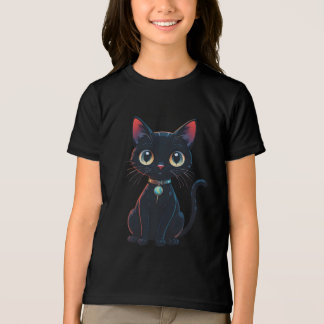 Little Spooky Black Cat T Shirt