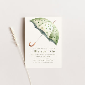 Little Sprinkle Baby Shower-inbjudan Inbjudningar
