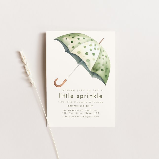 Little Sprinkle Baby Shower-inbjudan Inbjudningar (Skapare uppladdad)