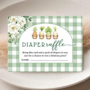 Little Sprout Baby Shower Blöja-Raffle Tilläggskort