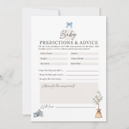 Little Sprout Baby Shower Game Rådkort