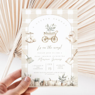 Little Sprout Baby Shower-inbjudan Inbjudningar
