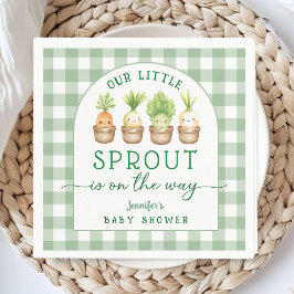 Little Sprout Baby Shower Paper Napkin Pappersservett