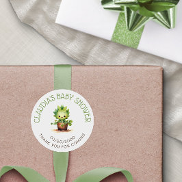 Little Sprout Baby Shower Runt Klistermärke