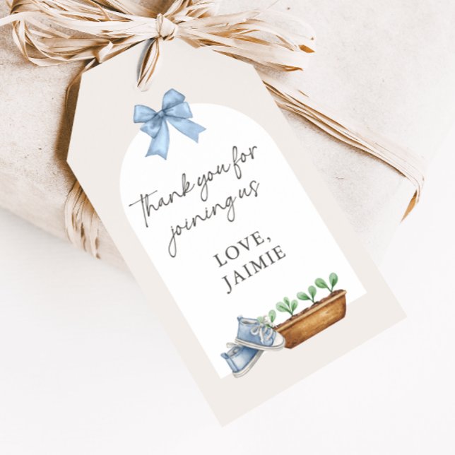 Little Sprout Baby Shower Tack Presentetikett (Skapare uppladdad)