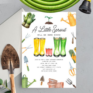 Little Sprout Red Rain Boots  Inbjudningar