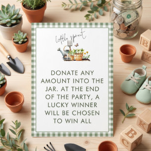 Little Sprout Take All Baby Shower Spelkort Inbjudningar