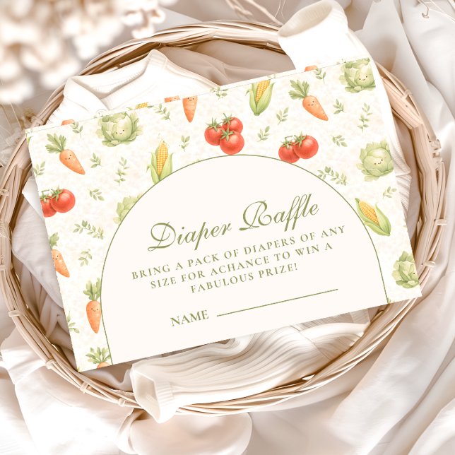 Little Sprout Whimsical Garden Diapper Raffle Tilläggskort (Skapare uppladdad)