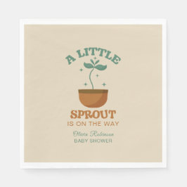 Little Sprouts Garden Party Baby Shower Pappersservett