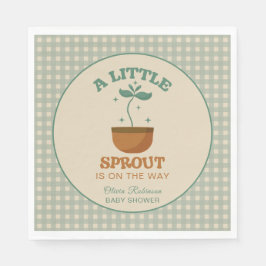 Little Sprouts Garden Party Baby Shower Pappersservett
