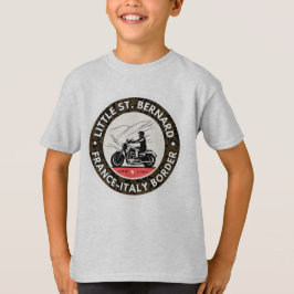 Little St Bernard Pass fransk italien Alpine motob T Shirt