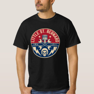 Little St Bernard Pass fransk italien Alpine motob T Shirt