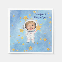 Little Star Astronaut Party Napkin Pappersservett