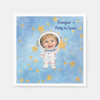 Little Star Astronaut Party Napkin Pappersservett