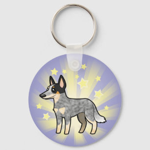 Little Star Australian Cattle Hund/Kelpie Nyckelring