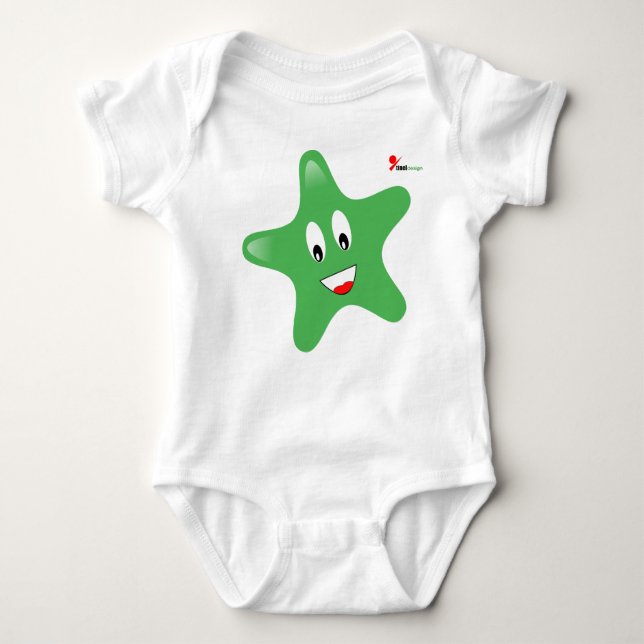 Little Star Baby Bodykostym T Shirt (Framsida)