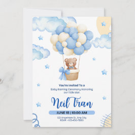 Little Star Baby Shower Invitation Design Inbjudningar