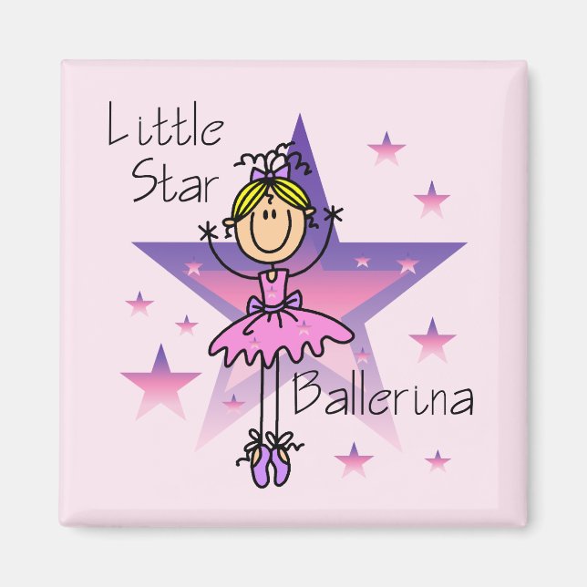 Little Star Ballerina - Blond Hair Magnet (Framsidan)