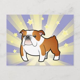 Little Star Bulldog Vykort