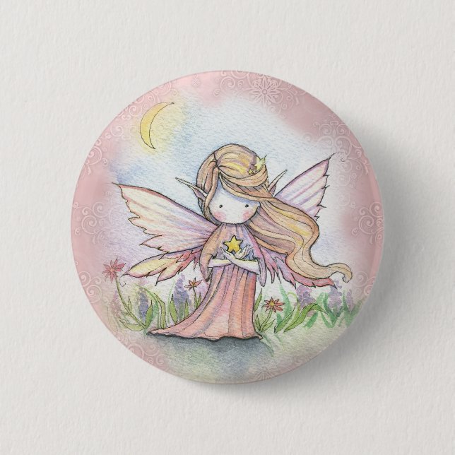 Little Star Fairy Button Knapp (Framsida)