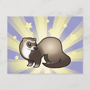 Little Star Ferret Vykort