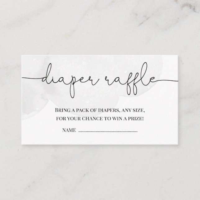 Little Star Grått Baby Shower Raffle Tilläggskort (Framsida)