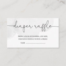 Little Star Grått Baby Shower Raffle