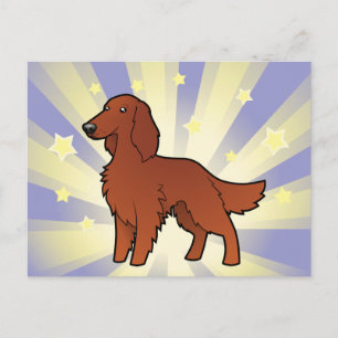 Little Star Irish / English / Gordon / R&W Setter Vykort