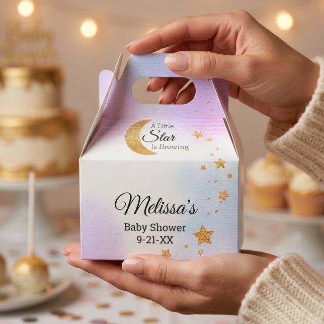 Little Star Is Brewing Celestial  Presentaskar (Little Star Is Brewing Celestial Favor Boxes)