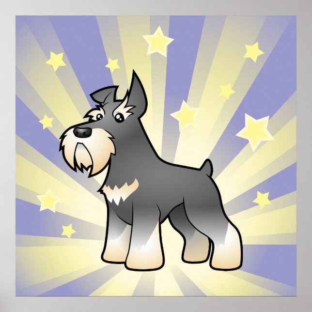 Little Star Schnauzer Poster (Framsidan)