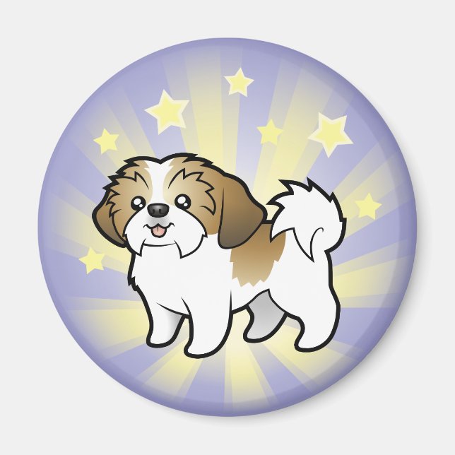 Little Star Shih Tzu Magnet (Framsidan)