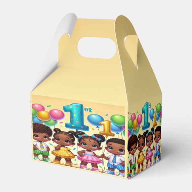 Little Stars First Birthday Bash Presentaskar (Framsidan Sidan)