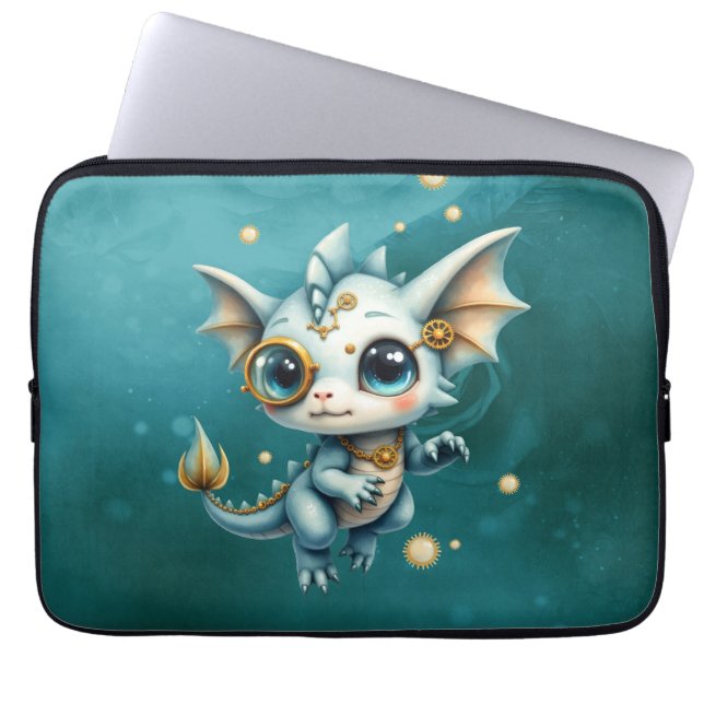 Little Steam Dragon – Professional Chaos Engineer. Laptop Fodral (Framsidan)