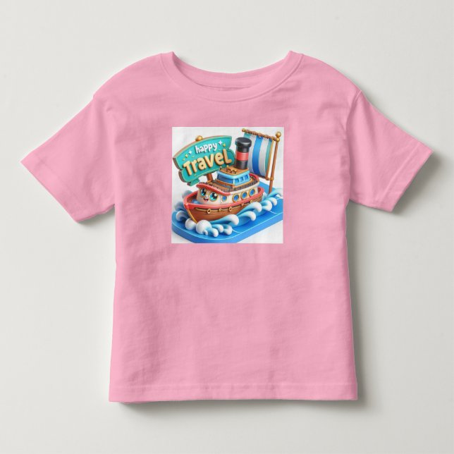 Little Steamboat av Natasha Us T Shirt (Framsida)
