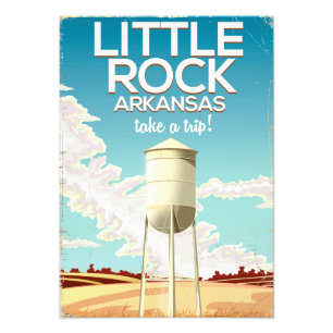 Little Sten Arkansas-reseaffisch Fototryck