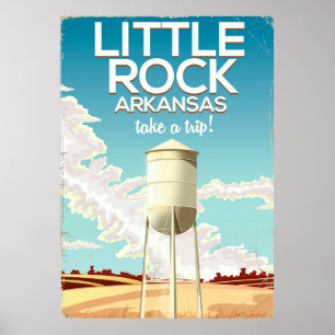 Little Sten Arkansas-reseaffisch Poster