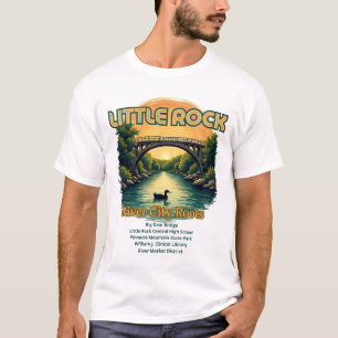 Little Sten, Arkansas, "River City Roots" T Shirt