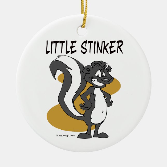 Little Stinker Julgransprydnad Keramik (Framsidan)