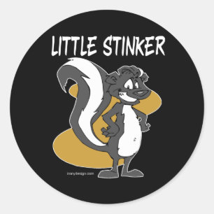 Little Stinker Runt Klistermärke