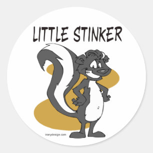 Little Stinker Runt Klistermärke