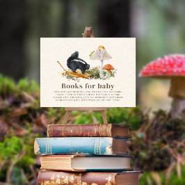 Little Stinker Skunk Baby Shower Bok-begäran Tilläggskort