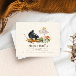 Little Stinker Skunk Baby Shower Raffle Tilläggskort