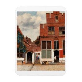 "LITTLE STREET" AV JOHANNES VERMEER MAGNET
