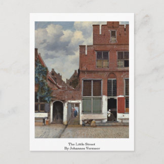 Little Street by Johannes Vermeer Vykort