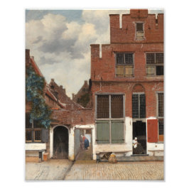 Little Street från Johannes Vermeer Fototryck